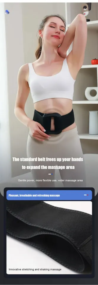 Magic Tool For Slimming Belly] High-Frequency Vibration Fascia Ring  Abdominal Massager Waist And Abdomen Fat Burning Vibration Muscle  Relaxation Massager