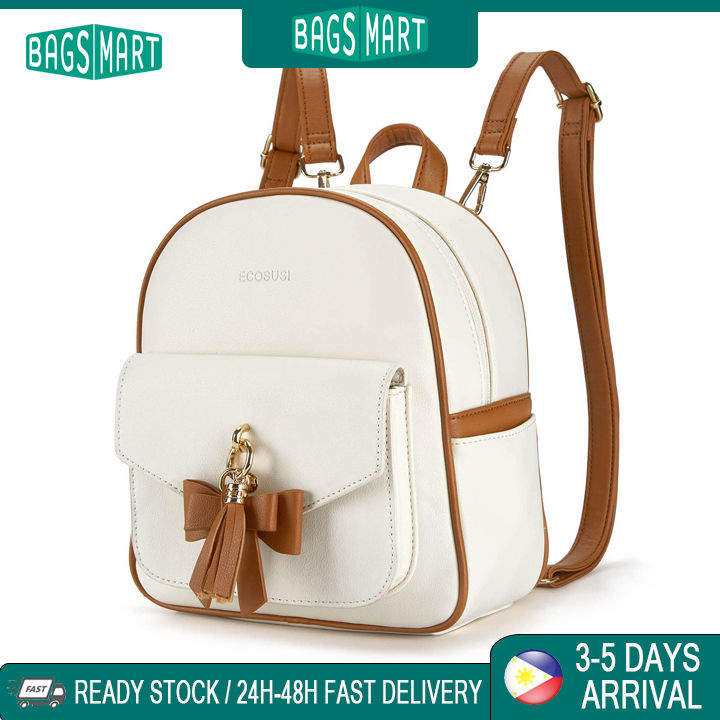 BAGSMART Women Leather Mini Backpack Women Shoulder Bag