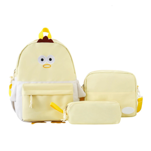 เป้เด็กผู้หญิงกระเป๋าเป้สะพายหลังโรงเรียนวัยรุ่น3ชิ้นพร้อมชุด Pouch Pensil กระเป๋าสะพายไหล่กระเป๋าหนังสือน่ารักกระเป๋านักเรียนสำหรับการเดินทาง