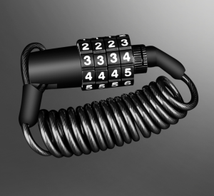 Khóa Xe Đạp Thể Thao Chống Trộm Khóa Số Dây Gắn Yên Xe Đạp Không Cần Chìa Khóa