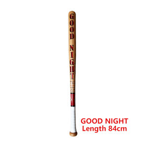 Harley Quinn Wooden Good Night Baseball Bat 74/84cm Long Cosplay Suicide Squad Accessories Props Outdoor Activies