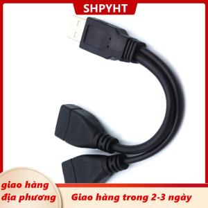 [COD] SHPYHT Giao hàng địa phương Bộ chia USB 2.0 cáp chữ Y 1 đầu đực sang 2 đầu cái dây nối dài bộ chuyển đổi nguồn cho PC ô tô cáp truyền dữ liệu và sạc