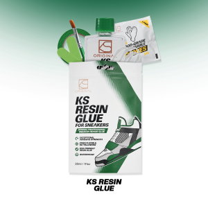 KS Resin Glue – Strong Shoe Glue for Sneakers | Sole Repair Adhesive Kit for Cracks & Sole Separation KSORIGINAL