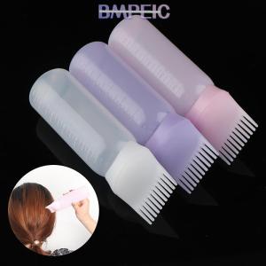 BMPEIC ขวดย้อมผม120มล. พร้อมอุปกรณ์แปรงขวดย้อมผมสำหรับร้านทำผม