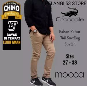 Celana Chino Pria - Celana Panjang Pria Jumbo Slimfit 27-38 Bahan Melar