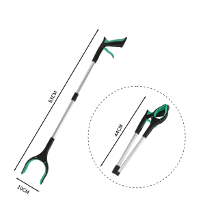83cm Foldable Garbage Picker Long Arm Garbage Grabber Outdoor Trash Pick Up Clip Cleaning Tool