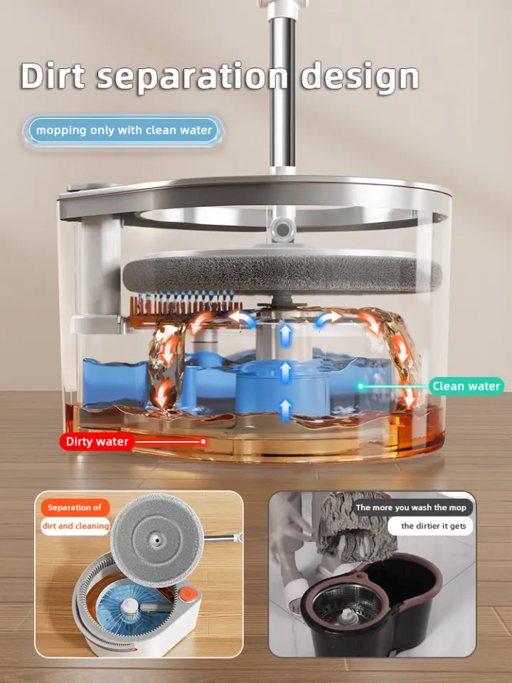 Joybos M16 Plus Self Wash Spin Mop Rotating Spin Mop Bucket Set