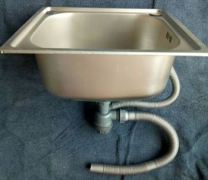 Chậu Rửa Chén Bồn Rửa Chén Bát Inox 1 Hộc Kích Thước 42 cm x 37cm Giá Rẻ Npp.