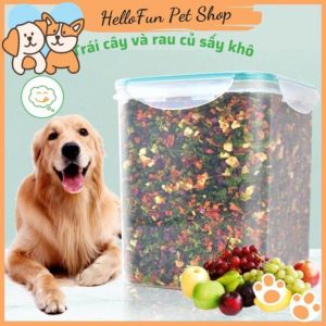 [200gr] Trái cây và rau củ sấy cho chó mèo