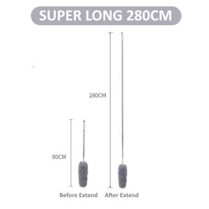 GetGadget⚙ Microfiber Duster 280cm Bendable Extendable Expandable Long Scratch-Resistant Bulu Ayam