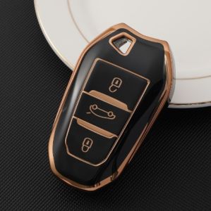Ốp bảo vệ chìa khoá xe PEUGEOT 3008 chất liệu bằng chất liệu mạ TPU mềm