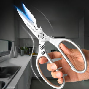 Stainless Steel Kitchen Scissors Multifunction Function Tool Cutting Steak Cutting Meat Barbecue Scissors