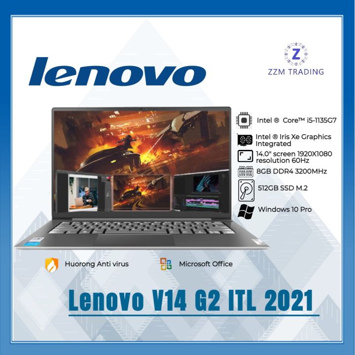 Lenovo V14 G2 ITL 2021 Model Brand New Laptop 11th Gen Intel