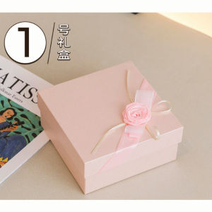 SG Pink Gift Box with Flower for Birthday Wedding Mothers Day or Party Souvenir