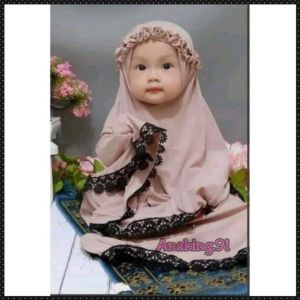 MUKENA ANAK LUCU RENDA 2-10Thn MUKENA BANDO TERBARU TERLARIS NYAMAN LEMBUT
