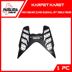 Karpet Karet Yamaha Mio M3-Z-S & Soul GT 125 & X-Ride New Blue Core-Bluecore Merah-Biru-Abu-Emas-Putih Keset Pijakan Kaki