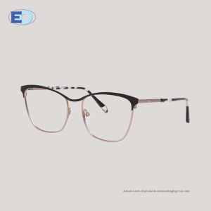 EO Eyewear Zasha Cat Eye Metal Full Rim Multicoated Chic Eyeglasses for Women