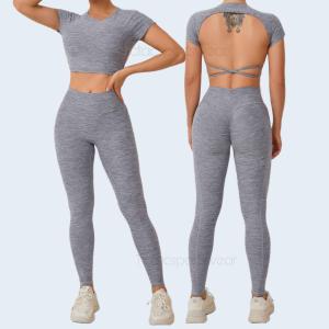 JOVIE SERIES SPORT BRA + LEGGING BOOTY SCRUNCH / (dijual terpisah) / SETELAN YOGA ZUMBA FITNESS WANITA