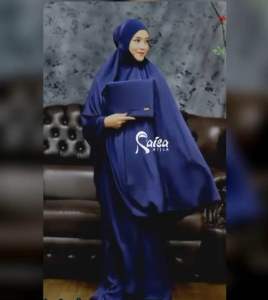 Telekung jumbo exclusive. Telekung Taqwa satin/silk exclusive premium pattern plain