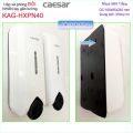 Hộp đựng xà phòng Caesar KAG-HXPN40 -Trắng-White thiết kế hiện đại, hộp nước rửa tay bông 2 ngăn 350ml sữa tắm, dầu gội đầu. 