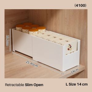 SG Extend It Retractable Expandable Adjustable Storage Organiser Box White NEW By Thehomeshoppe