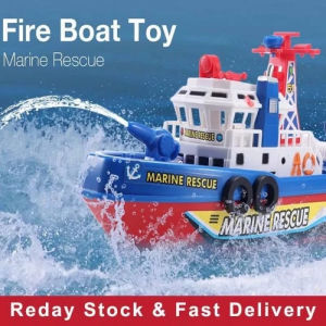 MAINAN FIRE RESCUE BOAT - PERAHU PEMADAM KEBAKARAN - ANAK EDUKATIF Edukaif