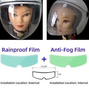 Universal Motorcycle Helmet Anti-fog Film & Rainproof & Waterproof Film High Grade