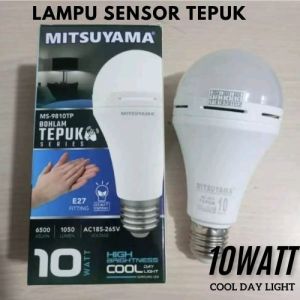 Lampu Tepuk Bohlam LED 10Watt Sensor Suara