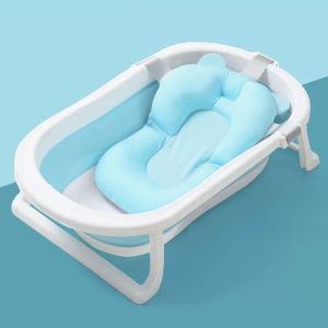 Foldable Baby Bath Tub Dengan Termometer Bak Mandi Bayi Lipat Dengan Keset Kamar Mandi Bathup Bayi