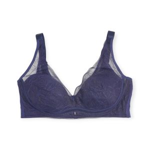 Bra Wanita Tanpa Kawat Wireless VIVIEN Busa Tipis Cup 3/4 Mix Lace Renda 36A s/d 40C Women Wirefree Underwear VN629