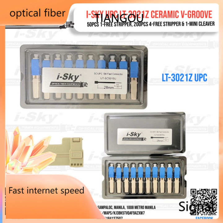 Optical fiberiSKY SC UPC LT3021Z CERAMIC VGROOVE FASTCONNECT SC