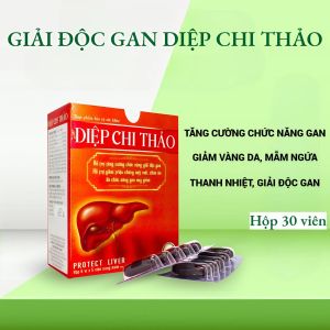 Viên Uống Giải Độc Gan Diệp Chi Thảo 30 Viên – Hỗ Trợ Tăng Cường Chức Năng Gan Giảm Mệt Mỏi Chán Ăn