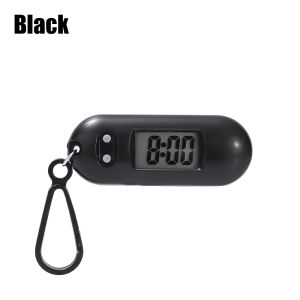 🔥Mini Digital Silent Luminous Portable Key Chain Digital Electronic Clock Student Exam Study Library Pocket Watch Green Backlight LCD Display