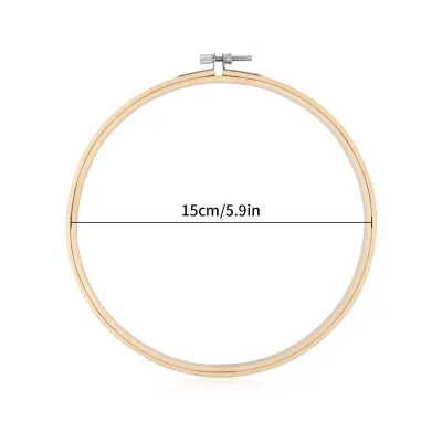 Embroidery Bamboo Hoop/Alat Pemindangan Benang Sulam/Alat Sulam Hoop Bambu/midangan sulam