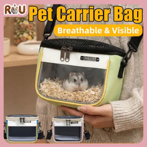 Small Pet Carrier Bag Breathable Portable Hamster Shoulder Bag Ventilated Lightweight Travel Use
