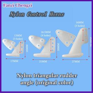 Fanzi 10pcs máy bay điện bọt mô hình phụ kiện Nylon Pin sừng zip sừng mà không cần ốc vít 3 lỗ 4 lỗ RC máy bay phụ tùng