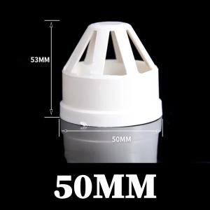 PVC Vent Cap Aquarium Water Tank Filter Roof Drain Umbrella Vent Mesh Cover 50 75 110 160 200mm