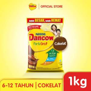 Nestle Dancow Fortigro Coklat Kemasan 1kg Kemasan Pouch Susu Bubuk