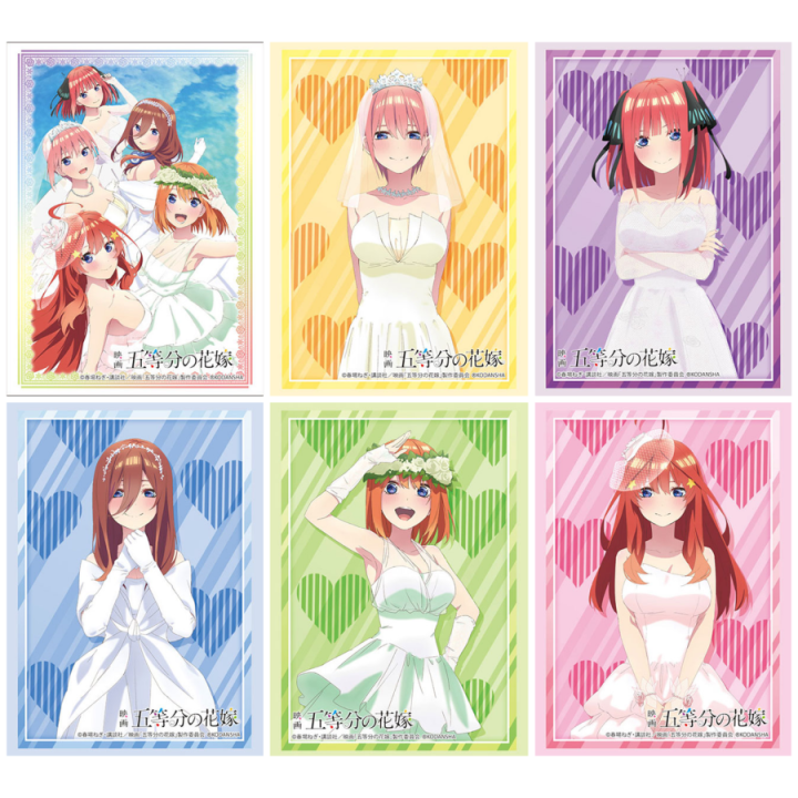 Bushiroad Sleeve Movie Gotoubun No Hanayome Bride Ver Nakano Ichika Nino Miku Yotsuba 9223