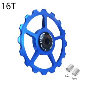 BLACKON Nhôm 13t 14t 15t Vòng dẫn hướng Cùi đề sau Bánh xe dẫn hướng phía sau Bánh xe Jockey Bánh Xe Đạp Cùi đề sau xe đạp Ròng rọc sau xe đạp Hướng dẫn vòng bi gốm cho xe đạp