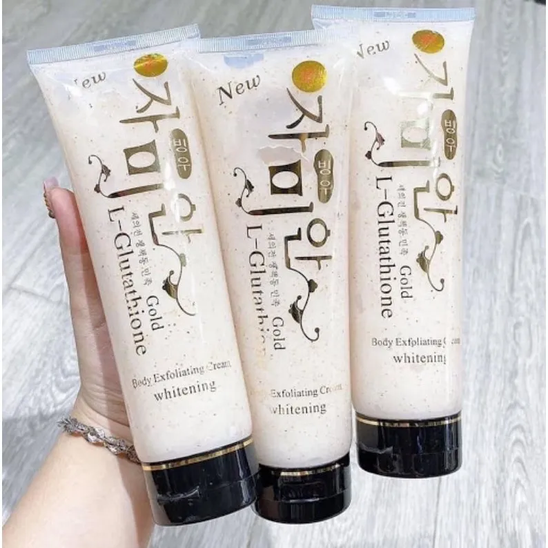 l glutathione body exfoliating cream whitening L-glutathione Body Exfoliating Cream