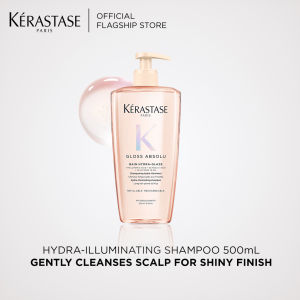 Kerastase Gloss Absolu Hydra-illuminating Shampoo Shiny Glossy Hair & Reducing Frizz 500ml