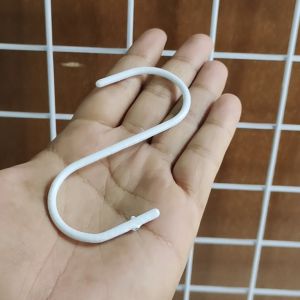 Kaitan gantungan cantelan S couting putih anti karat Paket isi 10 pcs
