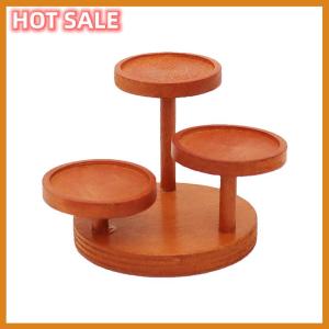 🔥🔥🔥dingdaocunz 1 12 Dollhouse Multi-layer Storage Rack Round Tray Rack Display Rack Doll Home Furniture Decor Toy