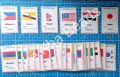 Laminated Flash cards National Flags of Asian States  Laminated Flashcards 50 pcs | Educational Learning Material. 