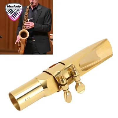 Muslady Tenor Saxophone Mouthpiece Concentrated Tone Tenor Saxophone Mouthpiece Kit Replacement Clear Timbre Flat B Key สำหรับการเล่นอย่างรวดเร็วสำหรับมืออาชีพเริ่มต้น