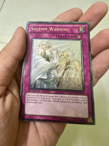 [Thẻ Yugioh] Solemn Warning - Ultimate rare (DREV-EN077)