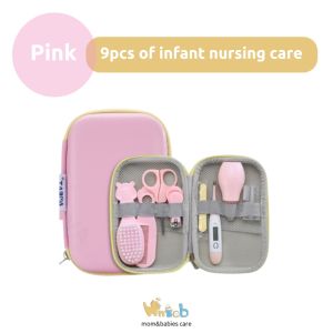 Hntob 0M+ 9pcs Baby Care Kit Manicure Trimming Newborn Nail Personal Health Care Beauty Set