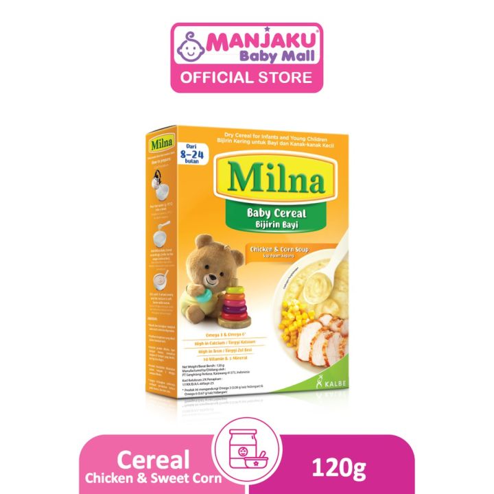 Milna Baby Cereal (8-24 months) (120g) - Chicken & Corn Soup Flavor