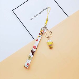 OPBWQH Gift for Women Pendant Bell Hanging Cord Daisy Anti-Lost Flower Mobile Phone Accessories Mobile Phone Strap Cell Phone Lanyard Mobile Phone Lanyard